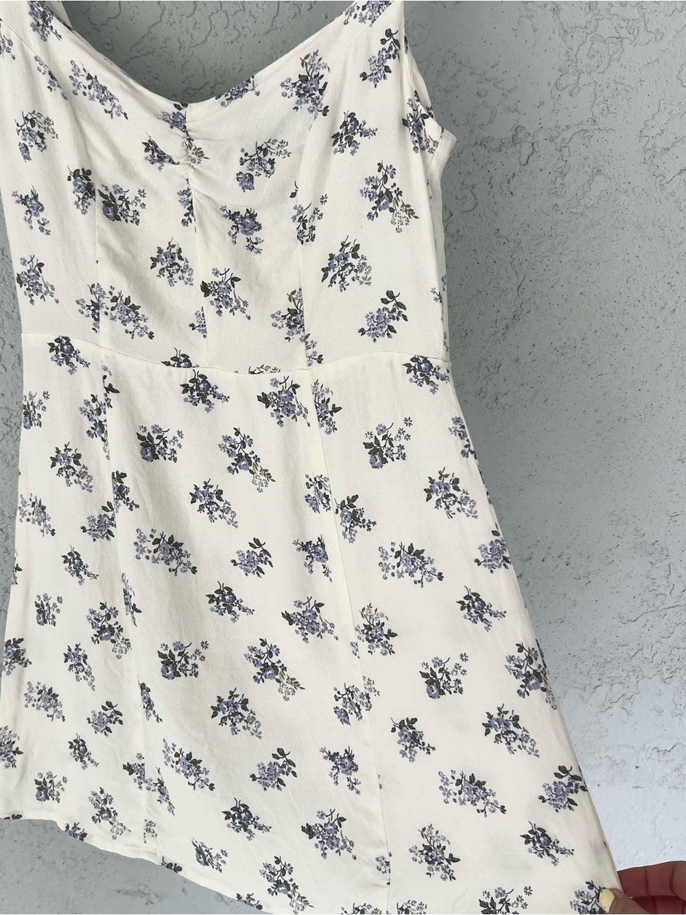 Reformation Fairfax Floral Mini Dress Teaparty Romantic Fairy Size 4 - Picture 3 of 7